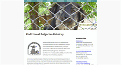 Desktop Screenshot of bulgariankoirat.com